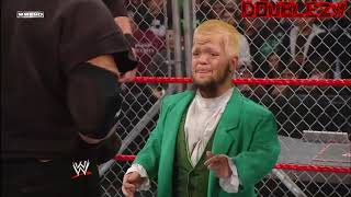 Vince McMahon vs Hornswoggle  Steel Cage  February 18 2008 Raw [upl. by Nnylirak]