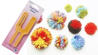 How to Use a Pom Pom Maker [upl. by Currie]