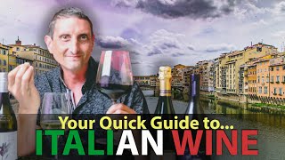 Quick Overview of Italian Red White amp Sparkling Wines [upl. by Ignatzia584]