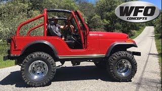 WFO CONCEPTS 53 LS Swap in CJ5 [upl. by Dick]