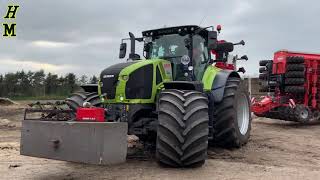 Claas 960 Axion  KUHN Espro 6000 RC [upl. by Yelsew]