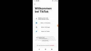 TikTok neuen account erstellen Anmelden bei TikTok Konto erstellen [upl. by Aekerly]