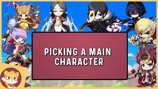 Picking a Main Character in MapleStory  GMS 2021 [upl. by Farnham80]