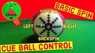 Snooker Basic Cue Ball Control [upl. by Annavoeg]