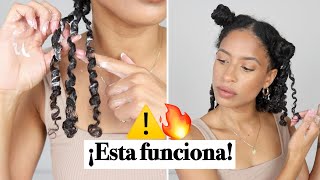 Pruebo nueva técnica para definir los rizos  La vi en TikTok  FRIZZYDESI [upl. by Sublett450]