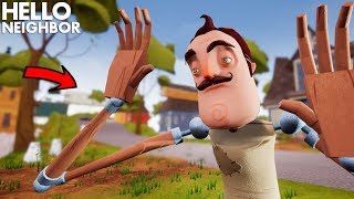 The Neighbor TURNS INTO A DUMMY  Hello Neighbor Mods [upl. by Ahsinroc]