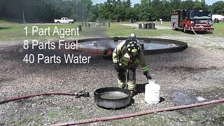 NFPA 18A Section 77 Fuel Neutralization Test for Encapsulator Agents [upl. by Aeriela436]