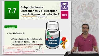 77 SUBPOBLACIONES LINFOCITARIAS Y EL RECEPTOR PARA ANTÍGENO DEL LINFOCITO T [upl. by Arec369]