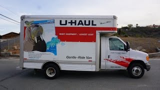 U Haul Truck Review Video Moving Rental How To 14 Box Van Ford Pod [upl. by Ogait]