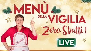 MENU DELLA VIGILIA quotZERO SBATTIquot in diretta [upl. by Teevens784]