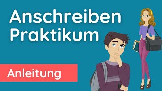 ✅ Anschreiben Schülerpraktikum mit Beispiel [upl. by Ppilihp]