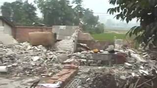 Wenchuan Sichuan China Earthquake filmed by Yingying Huang [upl. by Llecram]