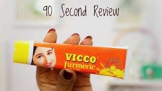 Vicco Turmeric Cream  90 Second Review  SuperWowStyle Prachi [upl. by Musette]