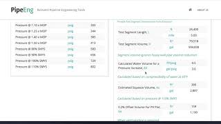 Pipeline Hydrotest Planning Tool [upl. by Snook]