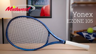 Yonex EZONE 105 Racquet Review  Midwest Sports [upl. by Noirret]