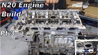 BMW F30 328i N20 engine build part 3 [upl. by Francklyn524]