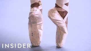 How Ballerinas Customize Their Pointe Shoes [upl. by Enrahs]