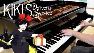 Kikis Delivery Service  A Town With An Ocean View Piano [upl. by Omlesna]