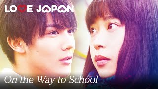 On the Way to School  Full Japanese Romantic Movie ENG SUB [upl. by Toback]