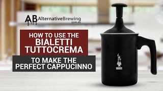 How to Use the Bialetti Tuttocrema Milk Frother [upl. by Oalsinatse355]