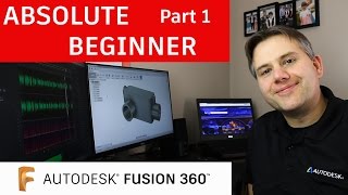 Fusion 360 Tutorial for Absolute Beginners— Part 1 [upl. by Hairahcez971]