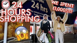 24 HOURS SHOPPING amp I SPENT £1000 24 HOUR CHALLENGE [upl. by Allison]