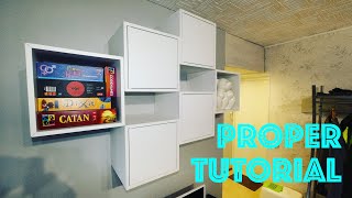 IKEA EKET Assembly and Wall Mounting Video [upl. by Samalla]