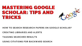 How to use and find Research Papers on Google Scholar 10 Tips for Mastering Google Scholar [upl. by Itnahs301]