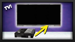 How To Make A Working TV In Minecraft [upl. by Ewell875]