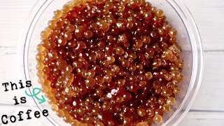 How to make Coffee Caviar  Molecular Gastronomy Style Espresso Bubbles [upl. by Oram]