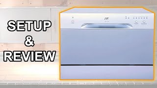 SPT Countertop Dishwasher Setup amp Review  For Small Kitchens [upl. by Nonac]