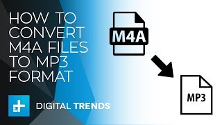 How To Convert M4A Files To MP3 Format [upl. by Nauhs]