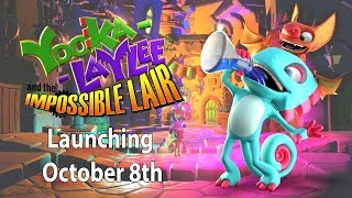 YookaLaylee and the Impossible Lair  Release Date Trailer [upl. by Eiralc765]