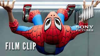 SPIDERMAN INTO THE SPIDERVERSE Clip  Fight or Flight [upl. by Riebling]