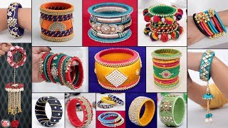 26 Ladies Designer Bangles Ideas  Ladies Special Jewelry Making at Home [upl. by Colvert269]