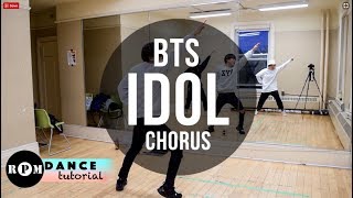 BTS quotIdolquot Dance Tutorial PreChorus Chorus [upl. by Lada]