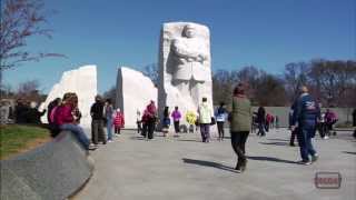 Martin Luther King Jr Memorial 1minute Tour  Washington DC [upl. by Brett819]