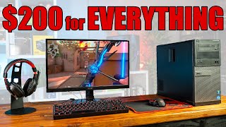 200 Full PC Gaming Setup and How to Upgrade It Over Time [upl. by Anaitak]