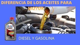 diferencia de aceites para diesel y gasolina MITOS [upl. by Georgeanne416]