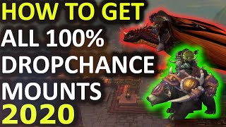 All 100 Drop Rate Mounts And How To Get Them  Guide [upl. by Kozloski368]