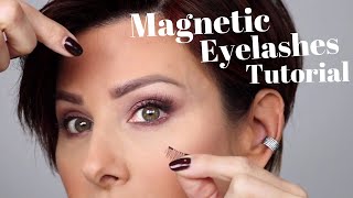 My BEST Tips to Apply MAGNETIC LASHES  The Easiest Tutorial  Dominique Sachse [upl. by Alekim744]