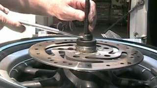 Harley Davidson Wheel Bearing Change and Tire Informationavi [upl. by Aznofla317]