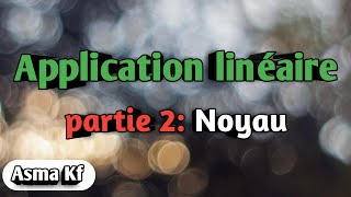 Algébre 2 Application linéaire part 2 [upl. by Jard]