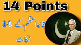 14 points of QuaidEAzam 1929  Muhammad Ali Jinnahs 14 Points  IndoPak History  Urdu amp Hindi [upl. by Molly]