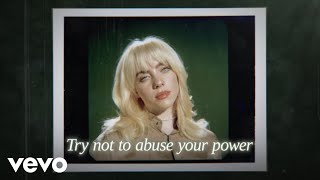 Billie Eilish  Your Power Official Lyric Video [upl. by Leiuqese]