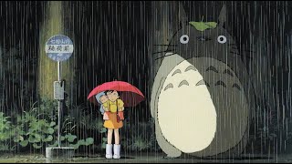 Studio Ghibli Relaxing Piano Music With Rain  2 hours [upl. by Gnil]