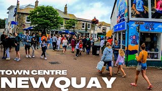 A walk through NEWQUAY England  Town Centre [upl. by Fredelia]