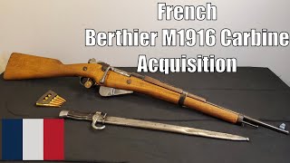 M1916 Berthier Carbine 8mm Lebel 1933 French Interwar Rifle amp 1892 Bayonet  Mle M16 [upl. by Eednahs491]