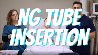 NG Tube Insertion  Nurse Skill Demo [upl. by Coryden]