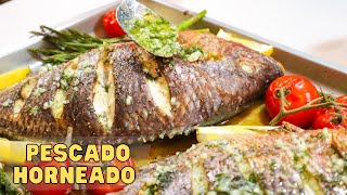 PESCADO ENTERO HORNEADO [upl. by Sidky]